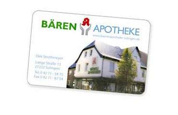 Kundenkarte der BÄREN – APOTHEKE